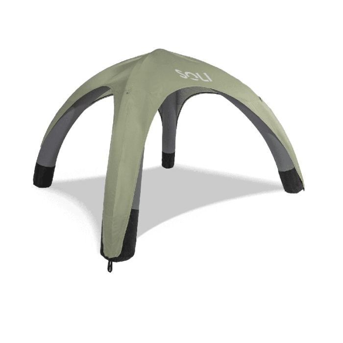 Opblaasbare partytent 3x3 meter - met ingebouwde elektrische pomp