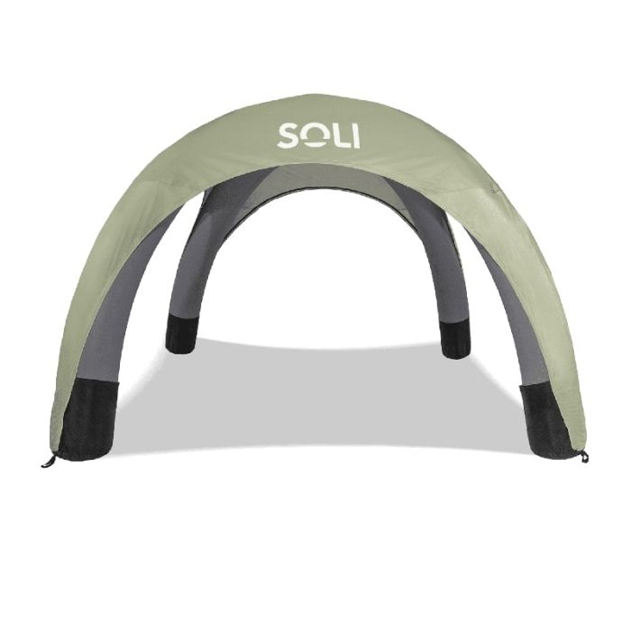 Opblaasbare partytent 3x3 meter - met ingebouwde elektrische pomp
