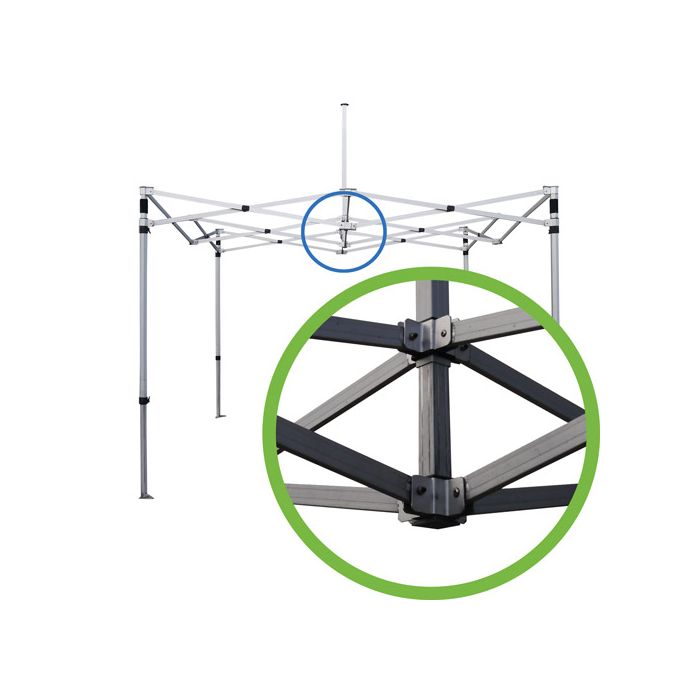 koppelstuk easy up partytent aluminium