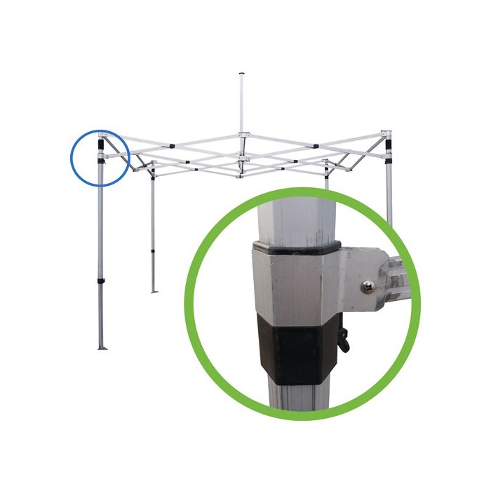 drukknop met koppelstuk ultimate easy up tent los onderdeel