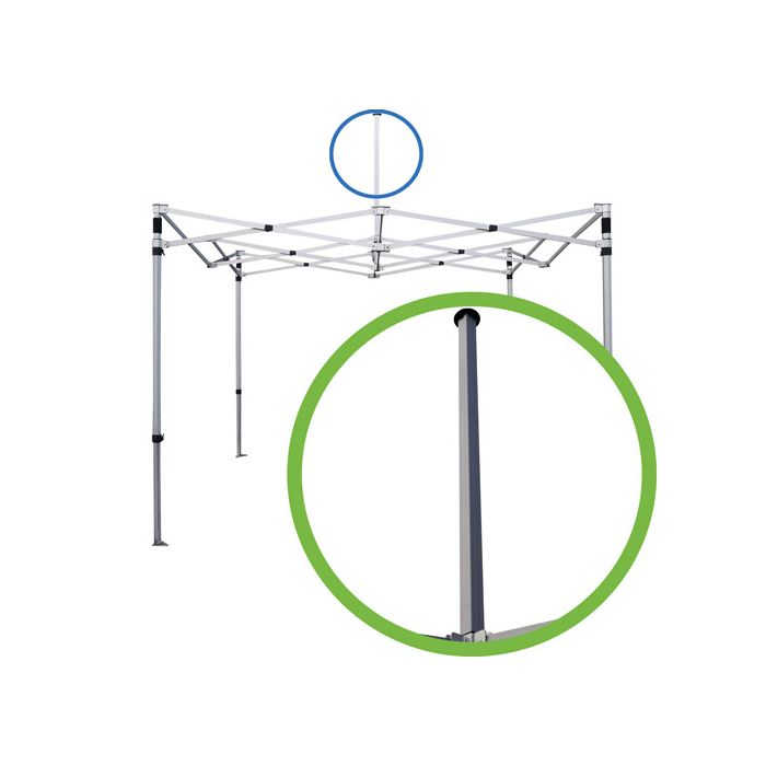dakpoot easy up partytent aluminium