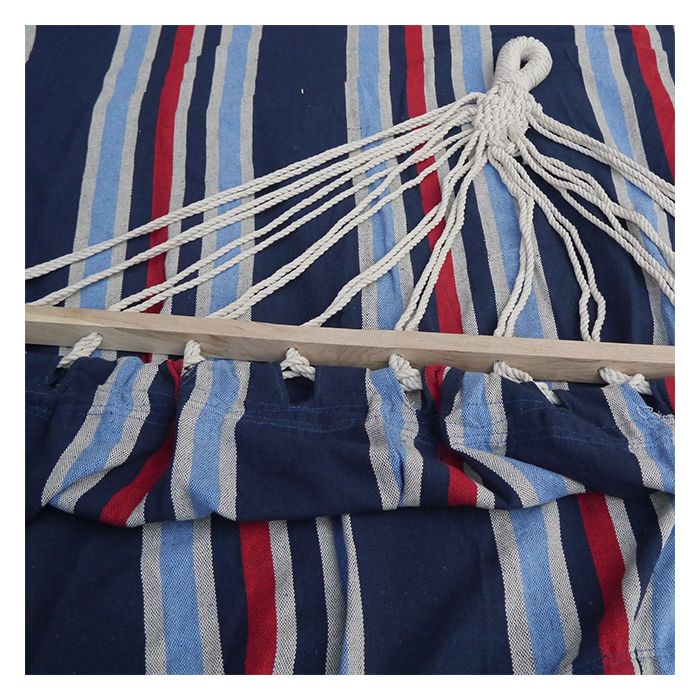 hangmat rood blauw gestreept voor standaard van 350 cm