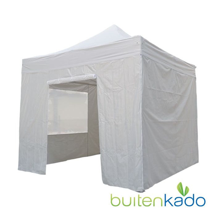 ultimate easy up partytent 3x3 meter lichtgrijs
