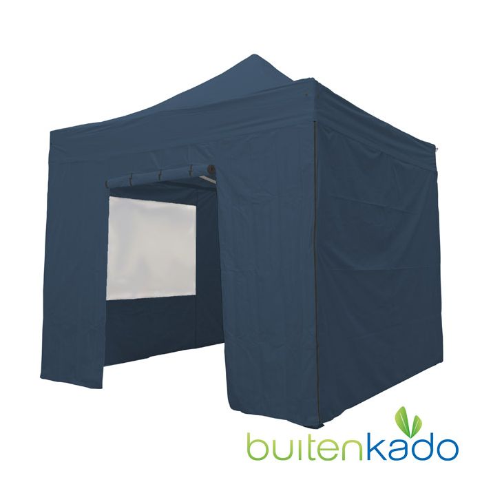 easy up partytent professioneel 3 x 3 meter marineblauw