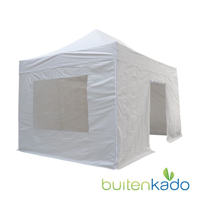 ultimate easy up partytent 3x4,5 meter lichtgrijs