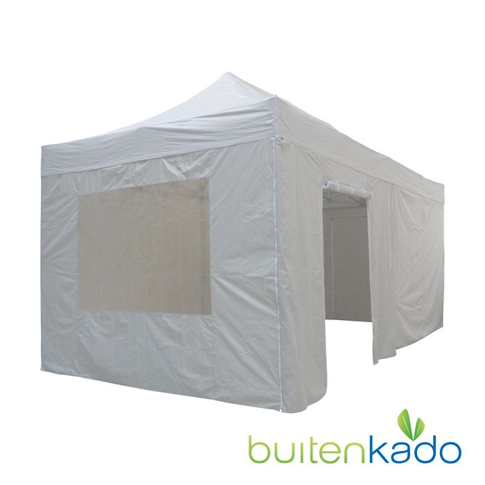 easy up partytent 4x8 meter grijs
