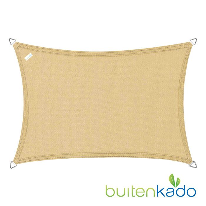 Schaduwdoek 2x5 meter zand beige