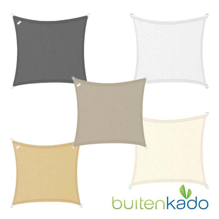 schaduwdoek 5 x 5 meter vierkant