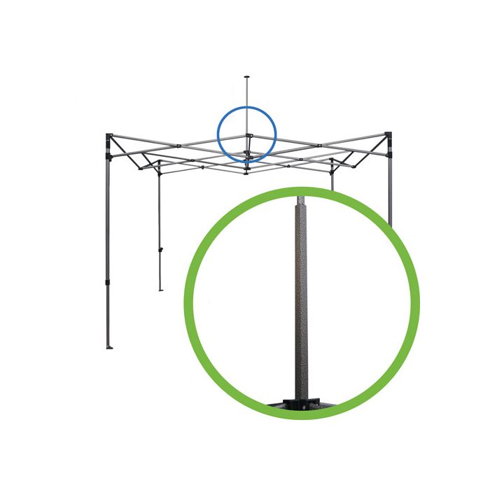 dakpoot easy up partytent staal pro