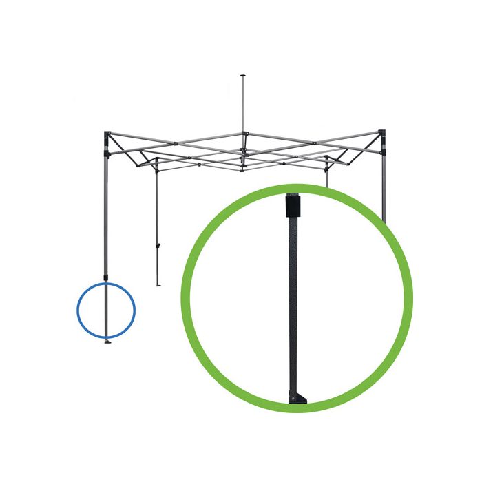 onderpoot los easy up partytent staal pro