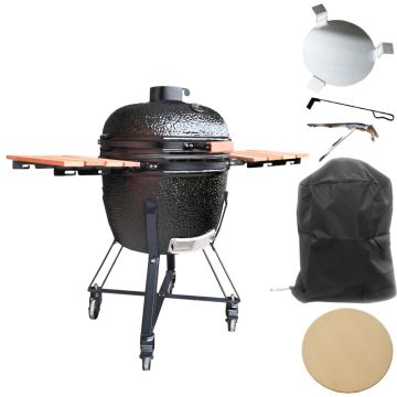 kamado large 21 inch brutal edition met starterset