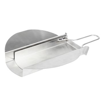 As opvangbak met schuif voor kamado