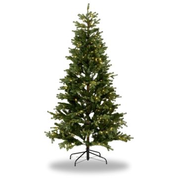 Kunstkerstboom met 320 led-lampjes 180 cm - PE/PVC