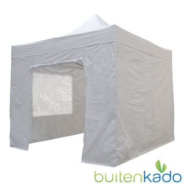 pro easy up partytent 2x3 meter lichtgrijs