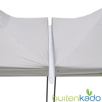 Regengoot 6 meter voor easy up tent-Wit