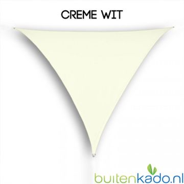 Schaduwdoek 5x7x7 meter-Schaduwdoek-Creme wit