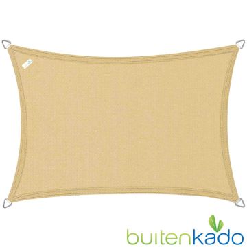 schaduwdoek zand beige 3x5.5 meter