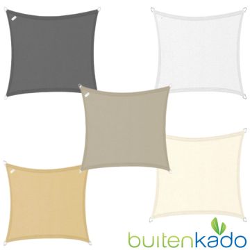 schaduwdoek 5 x 5 meter vierkant