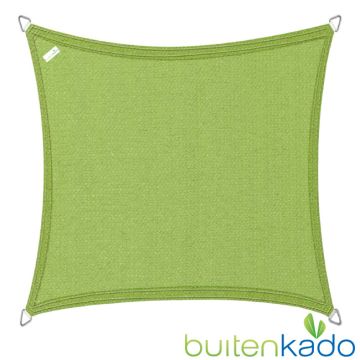 Schaduwdoek 2.5 x 2.5 meter lime groen