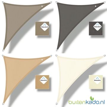 Waterdicht schaduwdoek 3x3x4,24 meter - 160g/m2 gecoat polyester