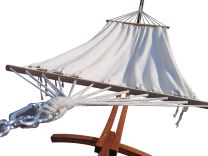 Hangmat met spreidstok - voor 350 cm - crémewit