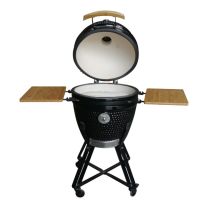 kamado black edition 21 inch met chip feeder