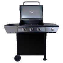 gasbarbecue 3+1 branders Black Pearl complete set