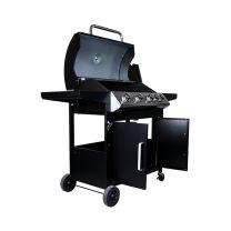 Gasbarbecue 4+1 branders Black Beauty VOORDEELSET 6-DELIG