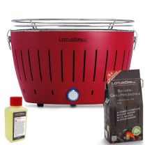 LotusGrill Classic Tafelbarbecue Pakket Rood 35 cm