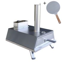 pizzaoven houtgestookt tafelmodel pellets