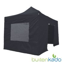 pro easy up tent 3x4,5 meter zwart