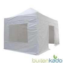 ultimate easy up partytent 3x4,5 meter lichtgrijs