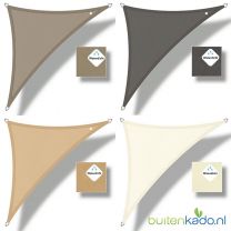 Waterdicht schaduwdoek 3x3x4,24 meter - 160g/m2 gecoat polyester