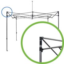 hoekkoppelstuk easy up partytent staal