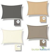 Waterdicht schaduwdoek 2,5x3 meter - 160g/m2 gecoat polyester