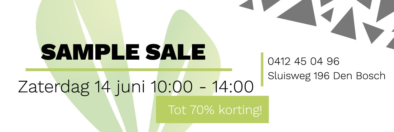 Magazijn uitverkoop 14 juni