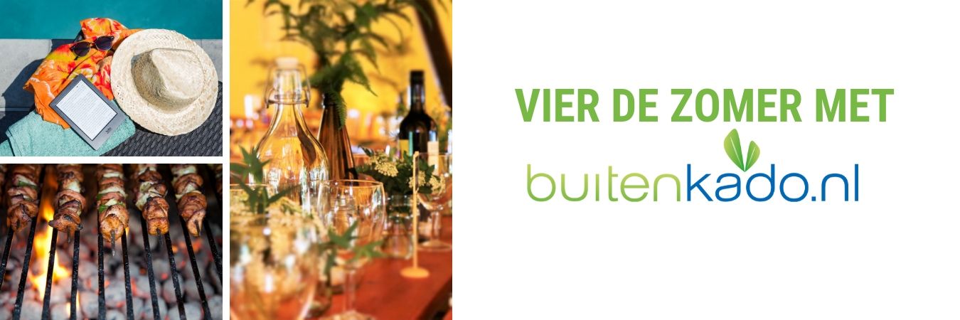 Vier de zomer bij Buitenkado. De webwinkel voor al jouw buitenartikelen.