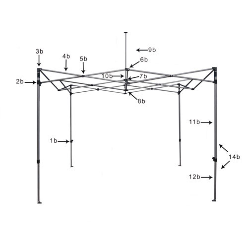 Onderdelen pro up tent