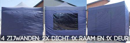 easy up partytent inclusief zijwanden